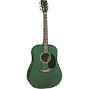 J. Reynolds 65 Dreadnought Guitar - Transparent Green