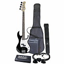 J. Reynolds JRPAK7AS Bass Guitar Starter Package - Antique Sunburst