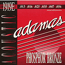 Adamas Phosphor Bronze Acoustic Guitar Strings - Medium, 3 Sets
