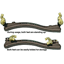Kun Collapsible Violin Shoulder Rest - 1/2-3/4 size