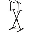 Hercules KS230B X-Style Keyboard Stand w/Tier