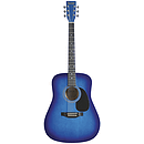 Lauren Beginner Dreadnought Guitar - Blueburst