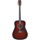 Lauren Beginner Dreadnought Guitar - Brownburst