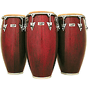Latin Percussion LP522X-DW 11" Classic Quinto Conga - Dark Wood/Chrome