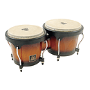 Latin Percussion LPA601-VSB Aspire Wood Bongos - Sunburst