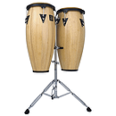 Latin Percussion Aspire Wood Conga Set - Natural Finish