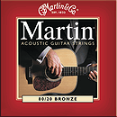 Martin 80/20 Bronze Round Wound Light Acoustic Strings - 3 sets of strings