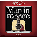 Martin Marquis 80/20 Bronze Light Acoustic Strings - Box of 12 sets