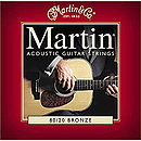 Martin 80/20 Bronze Round Wound Medium Acoustic Strings  - 3 sets of strings