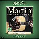 Martin 12-String 80/20 Bronze Extra Light Acoustic Strings - Box of 12 sets