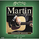 Martin Phosphor Bronze Extra Light Acoustic Strings - Box of 12 sets
