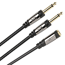 Monster CableLinks Y-Adapter - 1/4" St Female to (2) 1/4" Mono Male