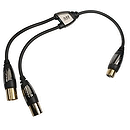 Monster CableLinks Y-Adapter - SLR Female to (2) XLR Male