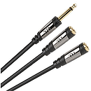 Monster CableLinks Y-Adapter - 1/4" Mono Male to (2) 1/4" Mono Female