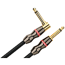 Monster Jazz Instrument Cable - 21' angled to straight 1/4" plugs