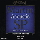 Martin SP 4200 Acoustic Guitar Strings - Phosphor Bronze, Medium, 3 Sets