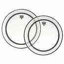 Remo Powerstroke 3 Bass Drum Head - 18" Clear/White Patch
