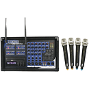 Voco Pro PA-MAN Powered Mixer & Karaoke Player - All-In-One Four-Channel Wireless P.A. System