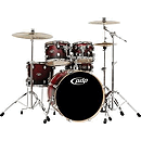 Pacific Drums FS 2206 Shell Pack - Cherry to Black Fade