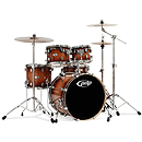 Pacific Drums M5 5-Piece Shell Set - Tobacco Burst