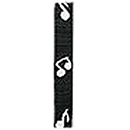 LM Products Adjustable 2" Guitar Strap - Musical Notes Design
