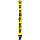 LM Products Adjustable 2" Guitar Strap - Police Line Design