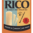 Rico Bb Clarinet Reeds - Thickness: 3 (box of 10)
