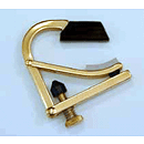 Shubb Partial Guitar Capo - Brass