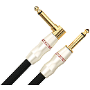 Monster Studio Pro 1000 Instrument Cable - 12' angled to straight 1/4" plugs