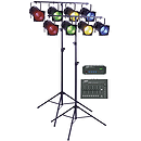 MBT Stage 803 Deluxe DMX Stage Lighting Package