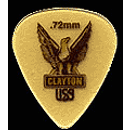 Clayton Ultem Gold Standard Picks, bag of 48 - .56mm