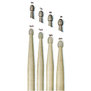 Vic Firth American Classics 5-A Drumsticks - Wood tip, 3 pairs
