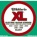 D'Addario XL157 Nickel Round Wound Baritone Electric Guitar Strings - Medium Gauge - 3 Sets