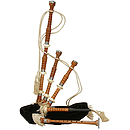 Bagpipe, Halfsize, Cocus, Black Cover