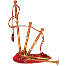Bagpipe, Halfsize, Cocus, Tartan Cover