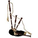 Bagpipe, Rosewood, Black Cover