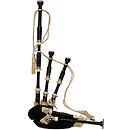 Bagpipe, Ebony, Black Cover