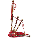 Bagpipe, Chalice, Tartan Cover