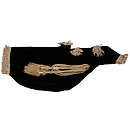 Bagpipe Cover & Cord, Black