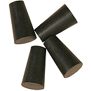 Rubber Stoppers, #00, Set of 4