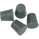 Rubber Stoppers, #3, Set of 4, Fullsize