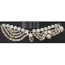 Belt, Nickeled Brass, Coins & Bells 32"