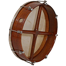 Bodhran, 14"x3.5", Tune, Rosewood, Cross