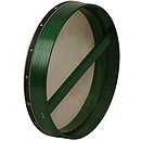 Bodhran, 18"x3.5", Fixed, Green, Single