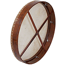 Bodhran, 26"x3.5", Tune, Rosewood, Cross