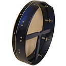 Bodhran, 16"x3.5", Tune, Blue, T-Bar