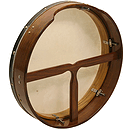 Bodhran, 16"x3.5", Tune, Rosewood, T-Bar