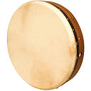 Bodhran, 18", Tune, Rswd, Soft, Cross