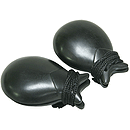 Castanets, 2 5/8", Ebony, Pair