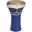 Doumbek, Ceramic, 5"x8", Blue